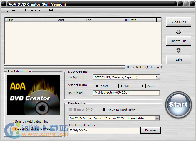 AoA DVD Creator v2.6.2 官方特别版 DVD制作工具