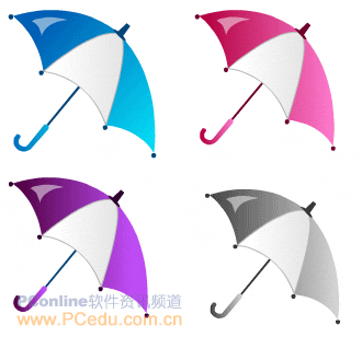 春雨下的浪漫—设计一把心爱的雨伞图22