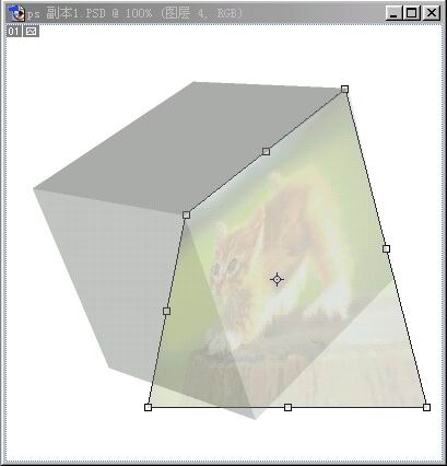 用ps做最简单的立方体贴图图4