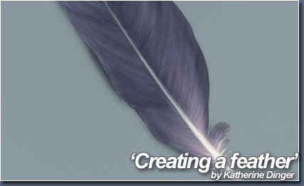 photoshop笔刷工具绘制写意灰色羽毛图8