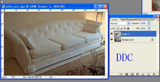 领略photoshop cs2风采：沙发材质超级变换图7