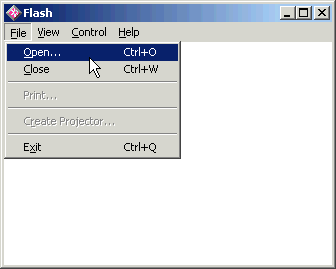将 flash 动画文件转换成可执行文件图4