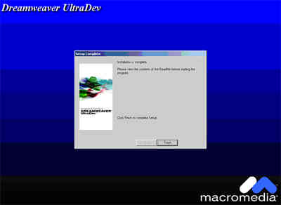 micromedia dreamweaver ultradev 安装及使用教程(一)图2