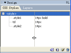 dw mx 2004 的 css 新功能-css style面板的应用图2