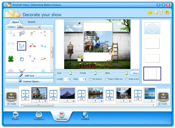 iPixSoft Video Slideshow Maker v4.3.0.0 免费版(图1)