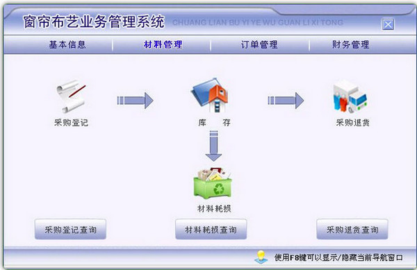 窗帘布艺业务管理系统 v6.0 官方版(图1)
