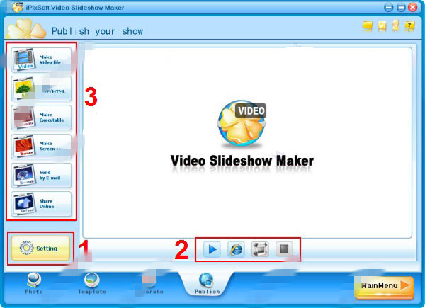 iPixSoft Video Slideshow Maker v4.3.0.0 免费版(图7)