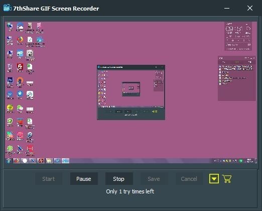 7thShare GIF Screen Recorder(GIF制作软件) v1.6.8.8 官方版(图4)