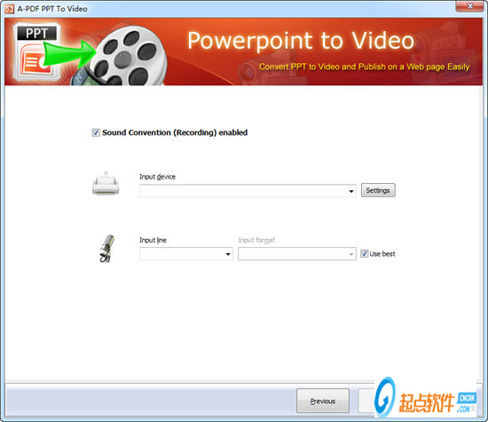 A-PDF PPT To Video最新版(PPT到视频转换器) v1.3 官方版(图1)