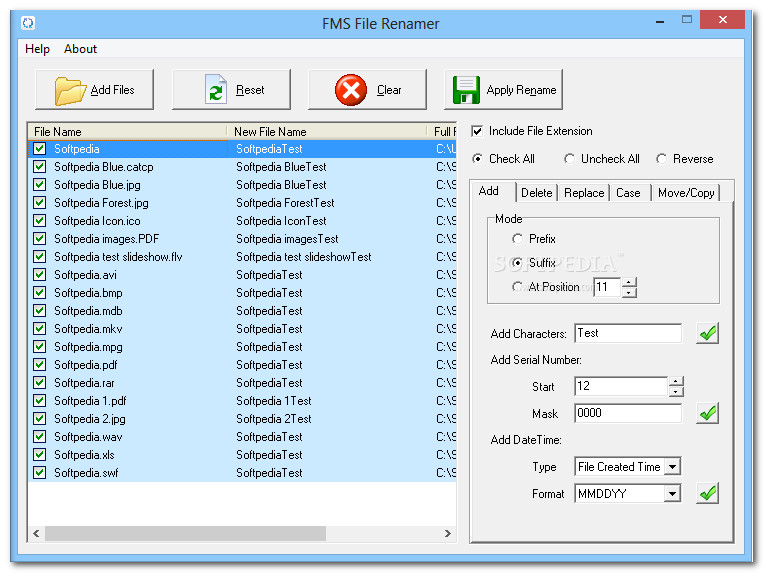FMS File Renamer （文件批量更名软件）图1