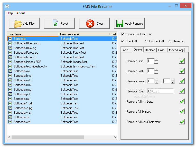 FMS File Renamer （文件批量更名软件）图2