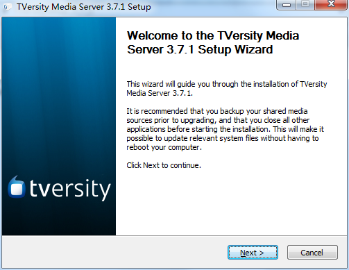 TVersity Media Server(多媒介服务器)图1