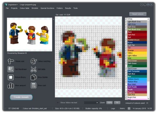 Legoaizer+（像素图像创造软件）图1