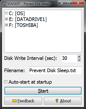 Prevent Disk Sleep（驱动器睡眠提防东西）图1