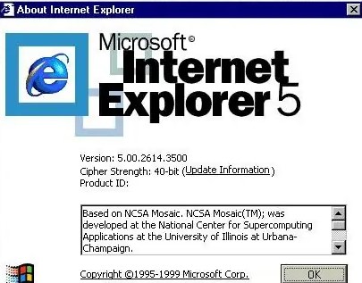 internet explorer 5.0中文版图1