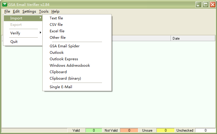 gsa email verifier邮件工具 v2.92  电脑版图2
