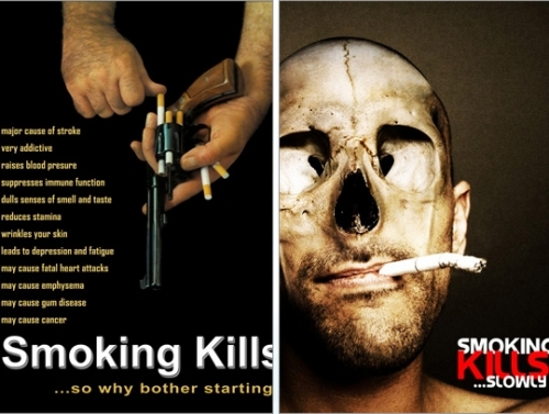 反对暴力、猎杀、吸烟的创意广告图17
