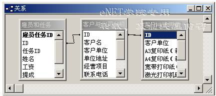 中文access2000速成教程－－1.8 定义表之间的关系图2