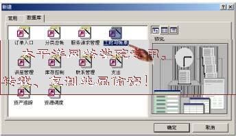 中文access2000速成教程－－1.1 使用“向导”设计数据库图2