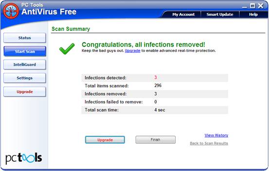 免费杀毒软件比斯图2011版试用评测图11