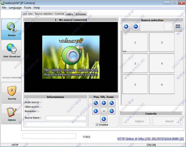webcamXP(视频监控工具) V5.9.8.7(图1)