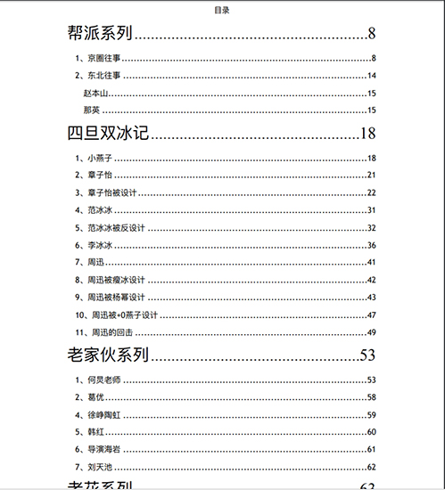 明星八卦汇总PDF 421页最新版(图1)