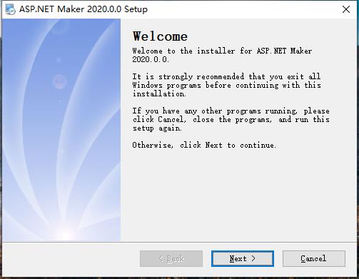 ASP.NET Maker(代码自动生成工具) v2020.0.9破解版(含破解教程)(图2)