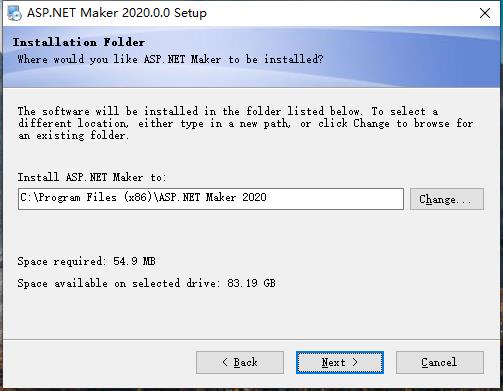 ASP.NET Maker(代码自动生成工具) v2020.0.9破解版(含破解教程)(图4)