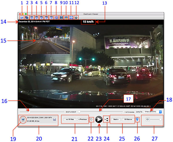 Dashcam Viewer(行车记录仪播放器) v3.6.1绿色破解版(图5)
