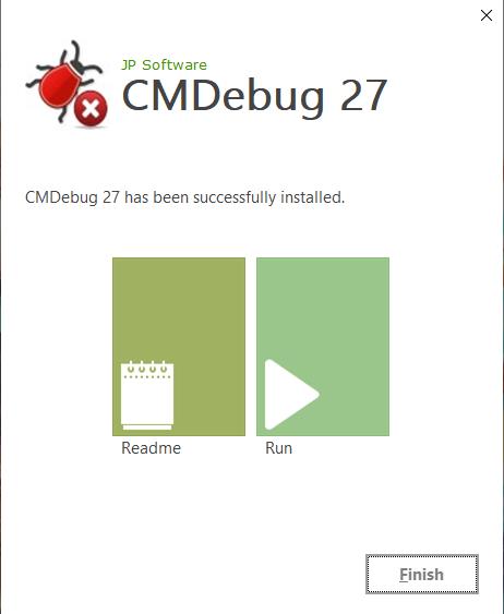 JP Software CMDebug(编程处理调试器) v27.00.16破解版(含破解补丁)(图4)