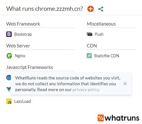 WhatRuns(Chrome网站技术分析插件) v1.7.5免费版(图1)