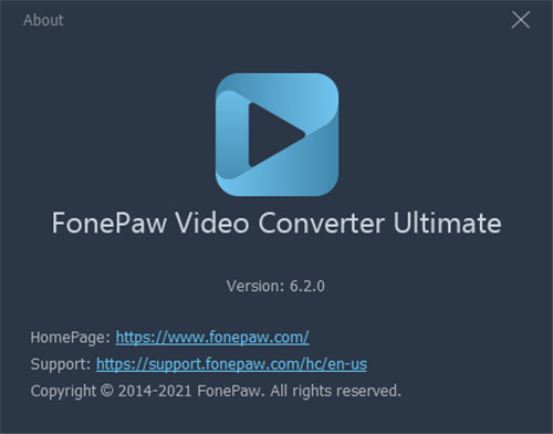 FonePaw Video Converter Ultimate v6.2.0破解版(图8)