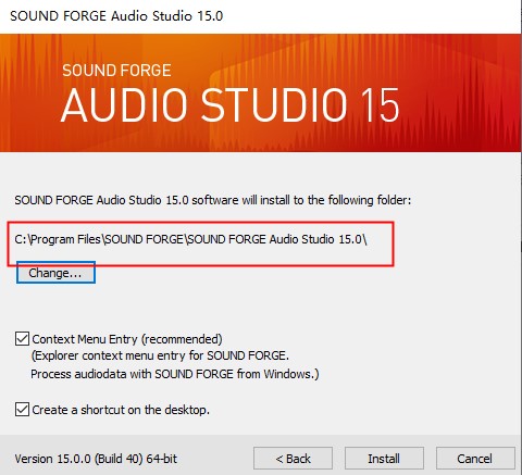 SOUND FORGE Audio Studio(数字音频处理器) v15.0.0.40破解版(图5)