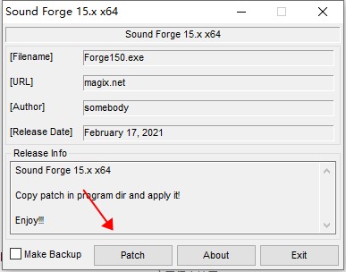 SOUND FORGE Pro 15破解版 v15.0.0.57(附破解补丁)(图7)