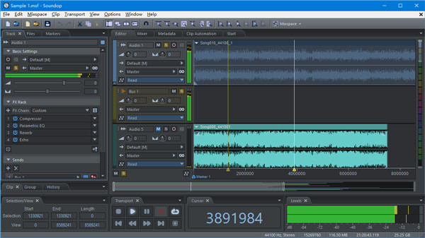 Soundop Audio Editor绿色便携版 v1.8.1.0免安装版(图3)